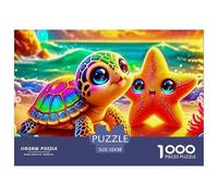 Sea Turtle, 1000-piece Jigsaw Puzzle, Thoughtful Recreational Challenge Promoting Attentiveness Dexterity Steady Progress, Ideal Companion for Calm Personal Reflection Shared Participation, Suitable F