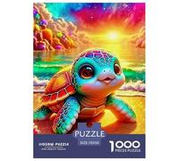 Sea Turtle, 1000-piece Jigsaw Puzzle, Thoughtfully Designed Pastime Supporting Entertainment Education Mindfulness Aesthetics, Ideal Companion for Modern Home Lifestyles, Suitable for Ages 12+, 70x5