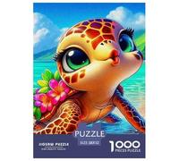Sea Turtle, 1000-piece Jigsaw Puzzle, Thoughtfully Designed Pastime Supporting Entertainment Education Mindfulness Aesthetics, Ideal Companion for Modern Home Lifestyles, Suitable for Ages 12+, 52x3