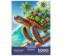 Sea Turtle 1000 Pieces Jigsaw Puzzles Colourful for Adults Educational Games Home Decoration Birthday Presents Gifts 70x50cm/1000pcs