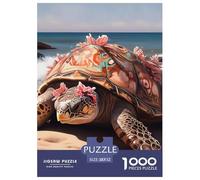 Sea Turtle 1000 Pieces Jigsaw Puzzles Colourful for Kids Educational Games Home Decoration Birthday Presents Gifts 52x38cm/1000pcs