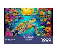 Sea Turtle 1000 Pieces Jigsaw Puzzles For Adults And Kids Fun Brainteasing Colourful Creativity Gift Giving 70x50cm/1000pcs