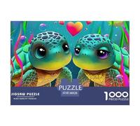 Sea Turtle 1000 Pieces Jigsaw Puzzles For Adults And Kids Fun Brainteasing Colourful Creativity Gift Giving 38x26cm/1000pcs