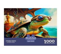 Sea Turtle 1000 Pieces Jigsaw Puzzles for Adults Impossible Beautiful Home Decoration Art Colorful DIY Craft 70x50cm/1000pcs