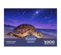 Sea Turtle 1000 Pieces Premium Jigsaw Age 3+ Quirky, Abstract Design, Home Decoration, Educational, Challenging Puzzle Games 70x50cm/1000pcs