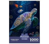 Sea Turtle 1000 Puzzles Adults Puzzle Adults Puzzle Puzzle Game Difficult Impossible Challenge High Difficulty 38x26cm/1000pcs