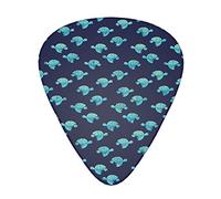 Sea Turtle 12-Pack Guitar Picks, Includes Thin, Medium & Heavy Gauges 3 Sizes for Guitar Electric Acoustic Picks