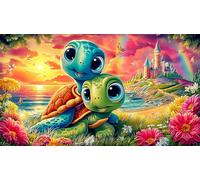 sea-turtle Adult Jigsaws 1000Pc Fun and Challenging Family Game Puzzle Game Educational Game Challenge for Adults 70x50cm/1000pcs