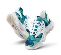 Sea Turtle and Dolphins Men's Running Shoe Lightweight Sneaker