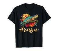 Sea Turtle Aruba Value Graphic T-Shirt, Men, Black, L