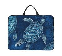 Sea Turtle-Blue Laptop Case Sleeve 14" Laptop Bag Shockproof Computer Carrying Cover Protective Notebook Case