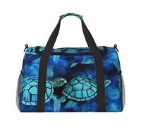 Sea Turtle-Blue Print Daily essentials Large Capacity Hand Carry Bag for Weekend Getaways style Bags