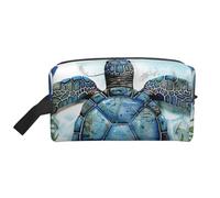 Sea Turtle-Blue Printed Makeup Bag Travel Portable Cosmetic Bag Large Capacity Makeup Case Toiletry Handbag Organiser for Women