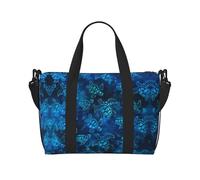Sea Turtle-Blue Printed Women's Tote Bag Portable Crossbody Bag Suitable for Gym Workouts Commuting and Travel