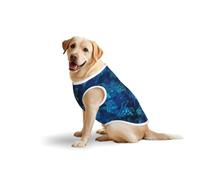 Sea Turtle-Blueprint Medium Large Pets Vest Breathable Summer Lightweight Sleeveless Tank Top T-Shirt