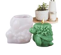 Sea Turtle Candle Molds, 3D Silicone Turtles Resin Molds, 2.95 x 3.9 x 2.76 Inch Turtle Aromatherapy, Soap Making Mould for Crafts, Gypsum Mould Candles