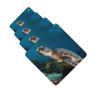 Sea Turtle Car Air Freshener Cards for Women Men 4 Pack Cute Car Accessories Long Lasting Scent Car Diffuser Hanging Auto Aromatherapy Tablets Car Fresheners Gifts