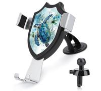 Sea Turtle Car Phone Mount Universal Auto Phone Holder Adjustable Cellphone Car Mount 360° Rotation, Dashboard & Windshield & Air Vent Strong Suction Cup Phone Stand Compatible with All Smartphones