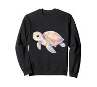 Sea Turtle Cartoon Pastel Color Cute Sea Turtle Lucky Summer Sweatshirt