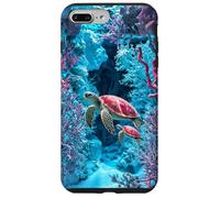 Sea Turtle Coral Reef Ocean Lover Marine Wildlife Case for iPhone 7 Plus/8 Plus