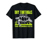 Sea Turtle Dry Tortugas Florida Keys National Park Value Graphic T-Shirt, Men, Black, L