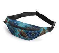 Sea Turtle Fanny Pack Fanny Packs for Women Men Waist Bag Mens Fanny Pack Womens Fanny Pack Fanny Pack Men Running Fanny Pack Small Fanny Packs for Women, style, 36*15cm