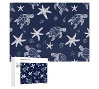 Sea Turtle Funny Jigsaw Puzzles Wooden Picture Puzzle for Adults Home Decors Gift