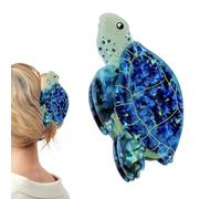 Sea Turtle Hair Clips, Strong Claw Grip Hold, 9x3.4x4.6cm, Compact, for Daily Wear, Beach Trips, Vacations, Birthday Parties, School, Holidays