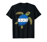 Sea Turtle Honduras Flag Shell T-Shirt