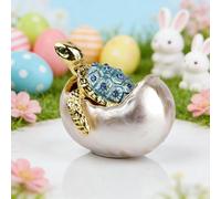 Sea Turtle Jewelry Trinket Box Hinged Bejeweled Hand-painted Ring Holder- Hatching Baby Turtle Easter Gifts Mother's Day Gifts