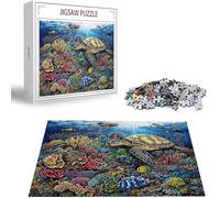 Sea Turtle Jigsaw Puzzle 2025 Puzzle 2000 Pieces, Jigsaw Puzzles for Adults 2000 Piece Animal Wooden Puzzles for Adults, Challenging Game Toys Jigsaws for Wall Decoration and Gifts Christmas H-3920