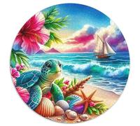 Sea Turtle Jigsaw Puzzles Great Gift for Adults 1000 Piece Educational Games Home Decoration Marine Animals Jigsaw Puzzle for Women Men Adult 1000pcs (67.5x67.5cm)