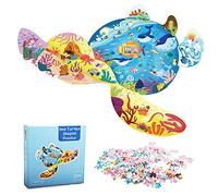 Sea Turtle Kids Puzzle 136 Pieces Puzzles Jigsaws for Children Age 3+, Best gift Jigsaw Puzzles for Kids Age 3+