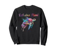 Sea Turtle Lahaina Maui Hawaiian Island Ocean Art Sweatshirt