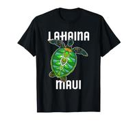 Sea Turtle Lahaina Maui Hawaiian Island Ocean Art T-Shirt