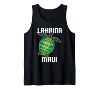 Sea Turtle Lahaina Maui Hawaiian Island Ocean Art Tank Top