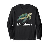 Sea Turtle Maldives Long Sleeve T-Shirt
