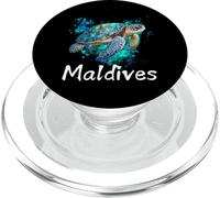 Sea Turtle Maldives PopSockets PopGrip for MagSafe