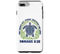 Sea Turtle Nature Earth Sea Romans Bible Verse Religious Case for iPhone 7 Plus/8 Plus