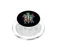 Sea Turtle Ocean Animal Watercolor Splash Art Love Turtles PopSockets PopGrip for MagSafe