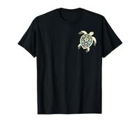 Sea Turtle Ocean Mosaic Funny Life Lover Nature Pocket T-Shirt