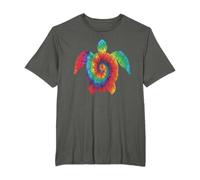 Sea Turtle Ocean Tie Dye Rainbow Hippie Costume Hippy Gift T-Shirt