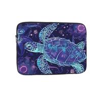 Sea Turtle Pattern Laptop Sleeve 15 Inch Shockproof Protective Notebook Bag Travel Laptop Bag for Men Women Blue