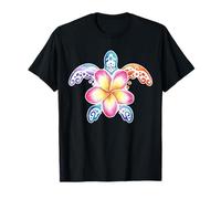 Sea Turtle Plumeria Hawaiian Summer Beach Vacation 2026 T-Shirt