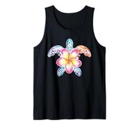 Sea Turtle Plumeria Hawaiian Summer Beach Vacation 2026 Tank Top