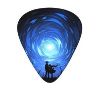 Sea Turtle Print 12 Pcs Guitar Picks Fit Lovers 3 Different Thickness 0.46 0.71 0.96mm