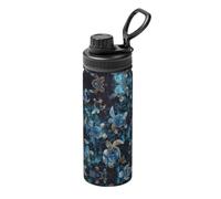 Sea Turtle Printing 18oz Sports Insulated Kettle Drinking Cup Stainless Steel Portable Cup for Gym