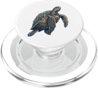 Sea Turtle Psychedelic Ocean Art Marine Life Colorful PopSockets PopGrip for MagSafe