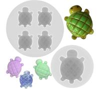 Sea Turtle Resin Mold, Lovely Silicone Resin Molds Supplies Ideal Props for Making Handicrafts, Suitable for Making Keychains Jewelry Decorations Resin Pendants