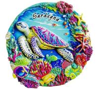 Sea Turtle Sardinia Italy Fridge Magnet Tourist Souvenir Refrigerator Decorative Craft Collection